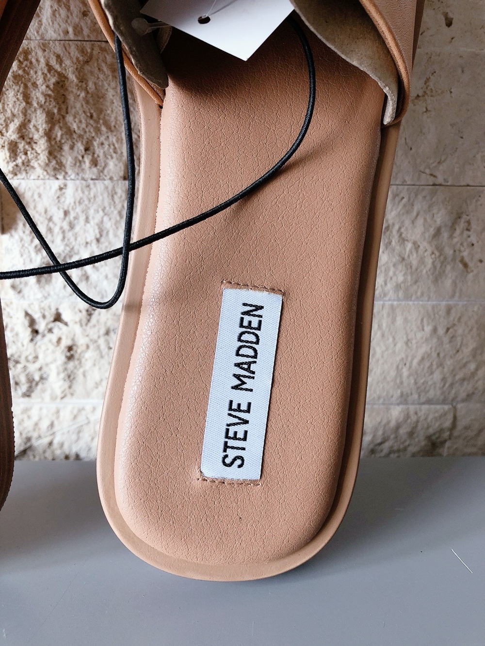 Steve Madden Leather Slide Mules Tan women’s sandals size 11 - Picture 5 of 13